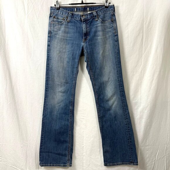 VTG Gap 1969 Jeans Womens Sz 6 Low Rise Straight Loose Fit Medium Wash 90s Denim - Picture 1 of 11